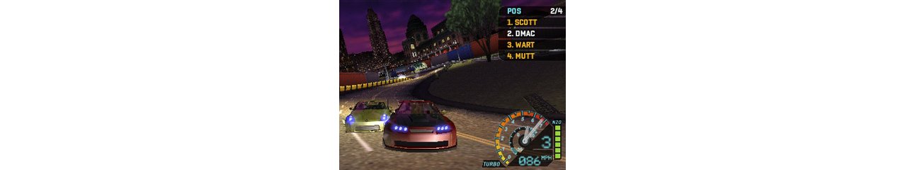 Скриншот игры Need For Speed Underground Rivals для Psp