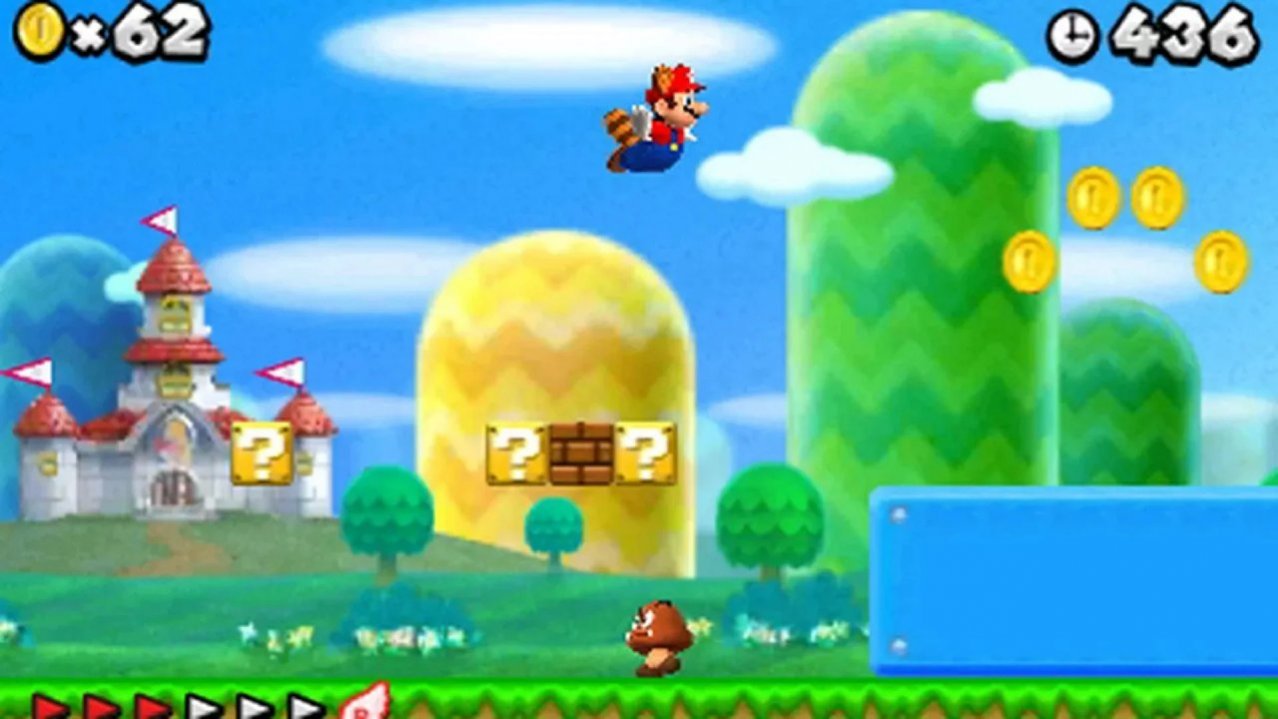 Скриншот игры New Super Mario Bros. 2 (Б/У) (без коробки) для 3DS