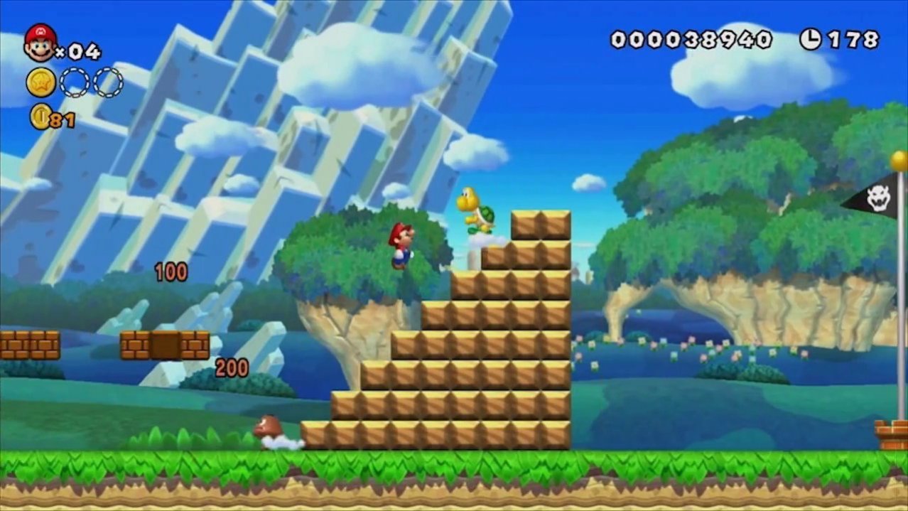 Скриншот игры New Super Mario Bros. U  (Б/У) для Wii