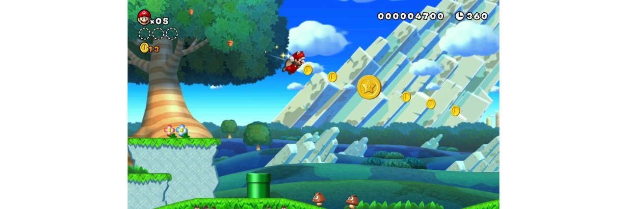 Скриншот игры New Super Mario Bros. U + New Super Luigi U для Wii