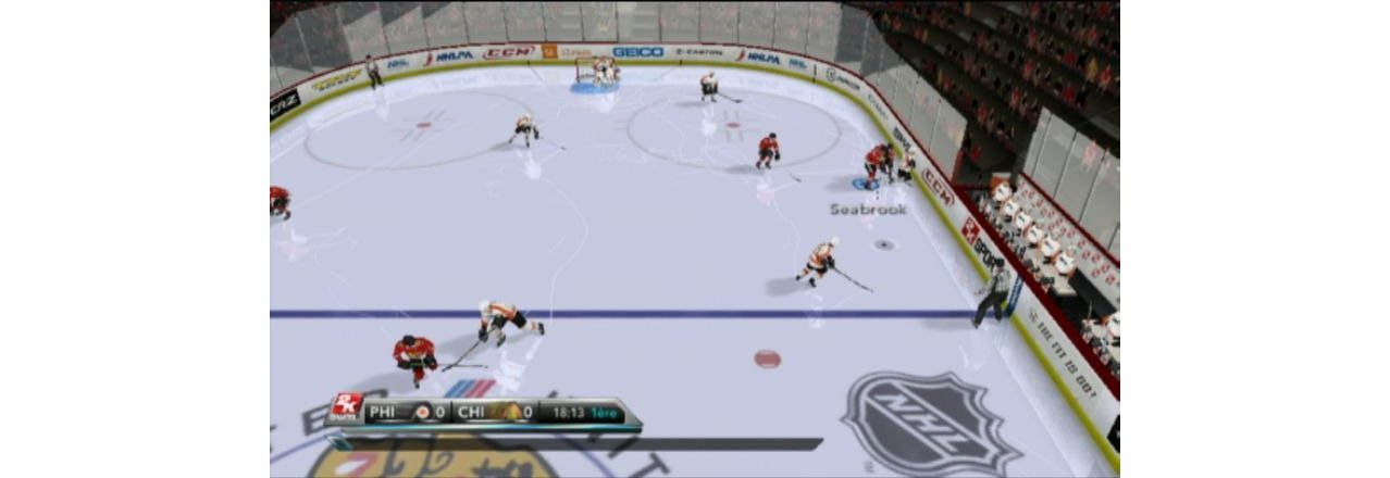 Скриншот игры NHL 2K11 для Wii