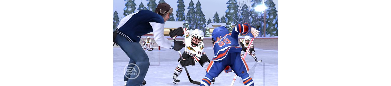 Скриншот игры NHL SLAPSHOT для Wii