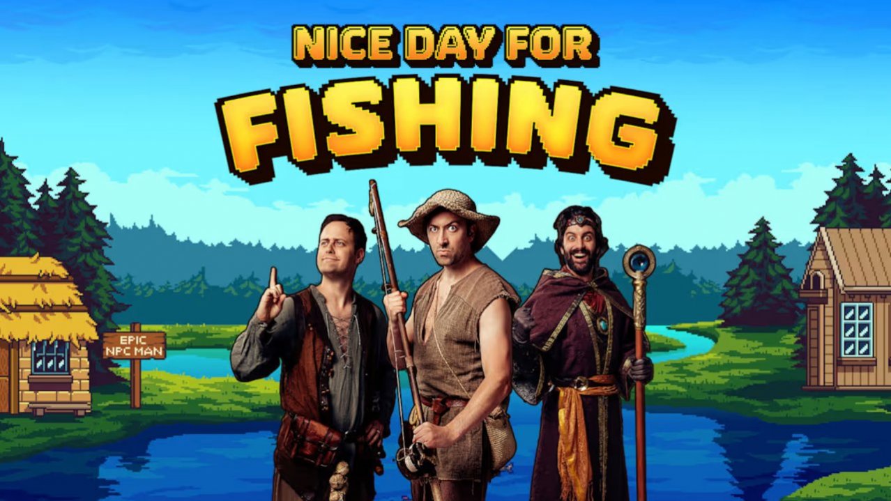 Скриншот игры Nice Day for Fishing для Switch