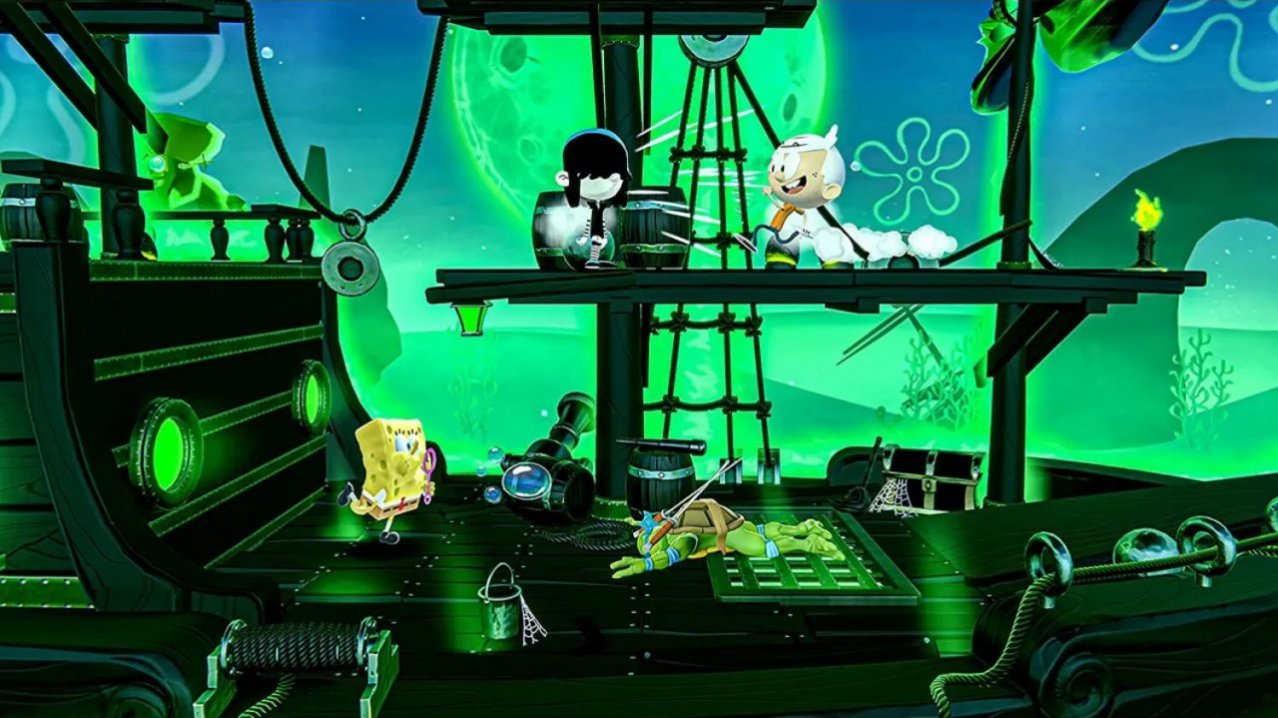 Скриншот игры Nickelodeon All-Star Brawl для Switch