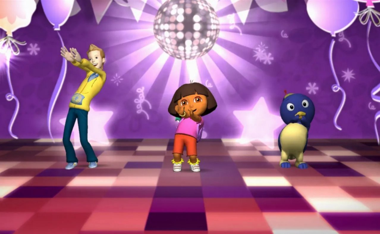 Скриншот игры Nickelodeon Dance для Wii