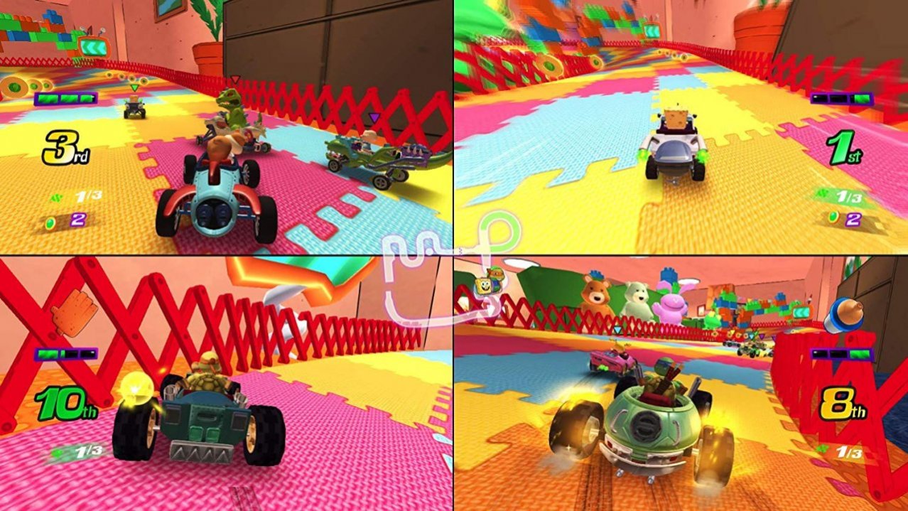 Скриншот игры Nickelodeon Kart Racers для Switch
