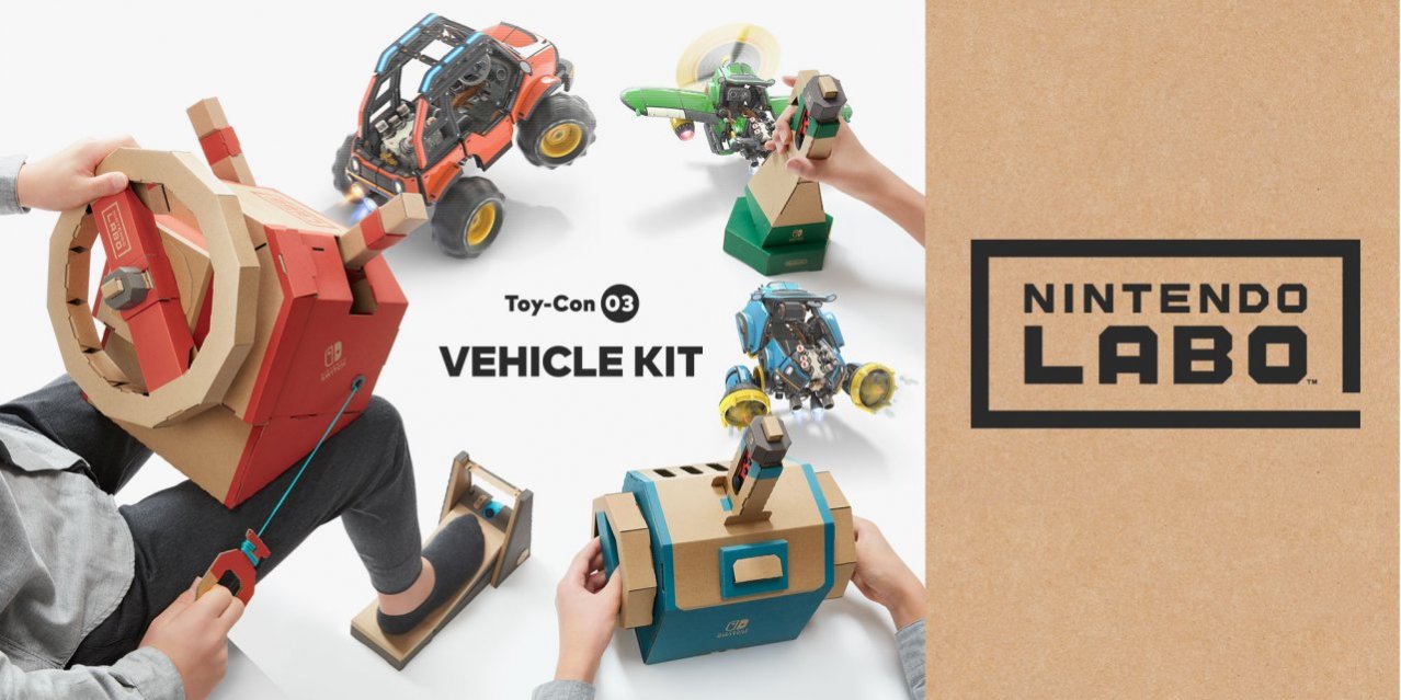 Скриншот игры Nintendo Labo Vehicle Kit (Транспорт) для Switch