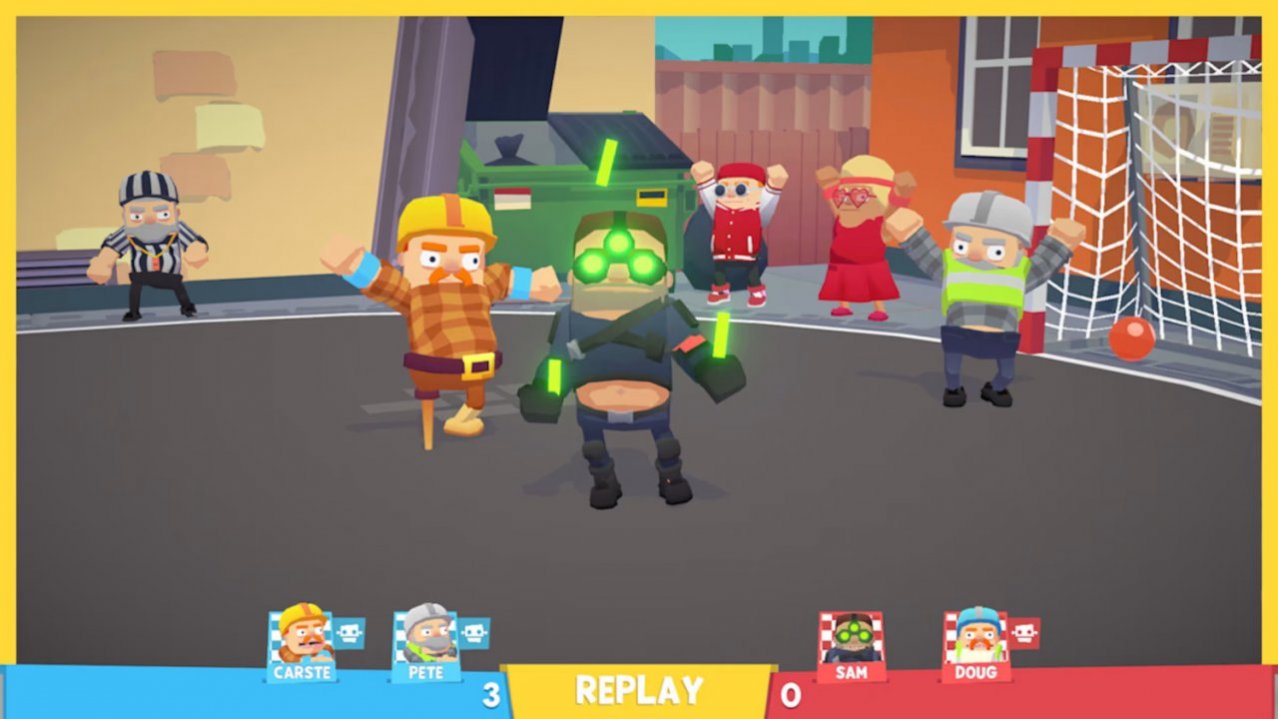 Скриншот игры OddBallers (код загрузки) для Switch