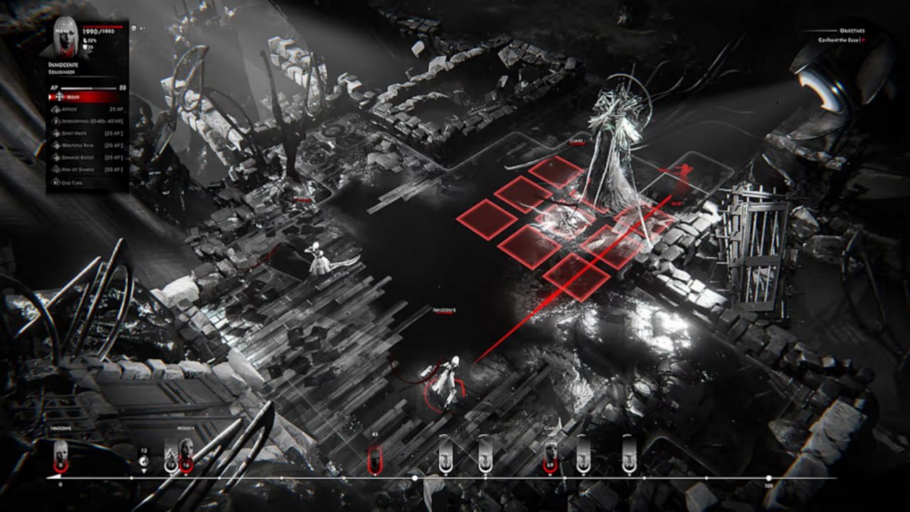 Скриншот игры Othercide для Switch