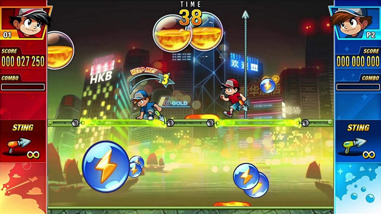 Скриншот игры Pang Adventures Buster Edition для Switch