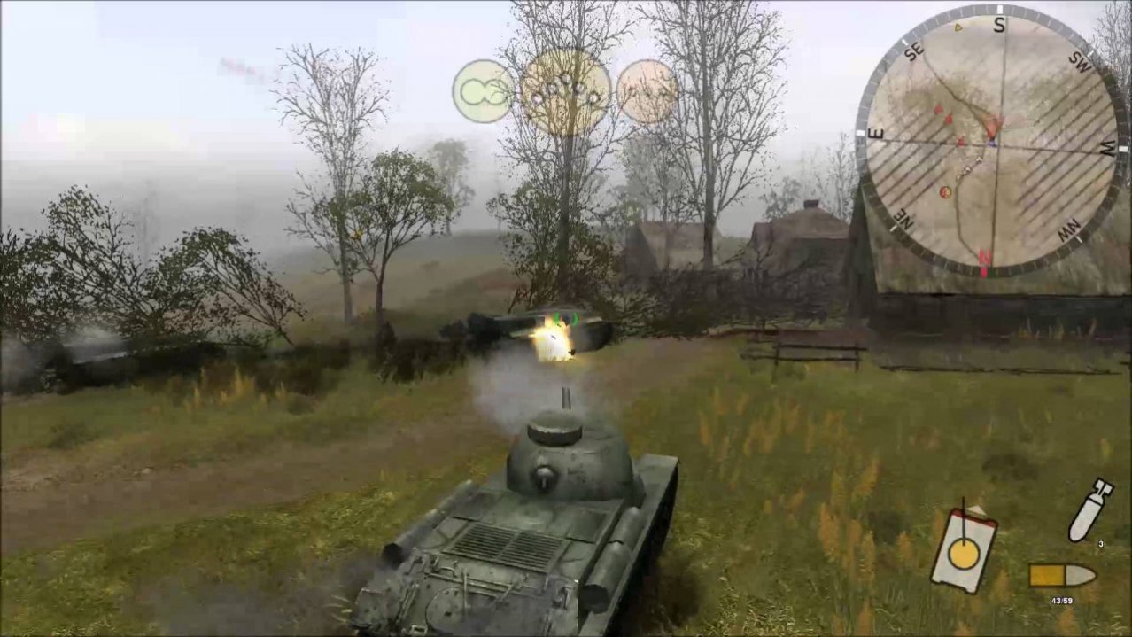 Скриншот игры Panzer Elite Action для Retro