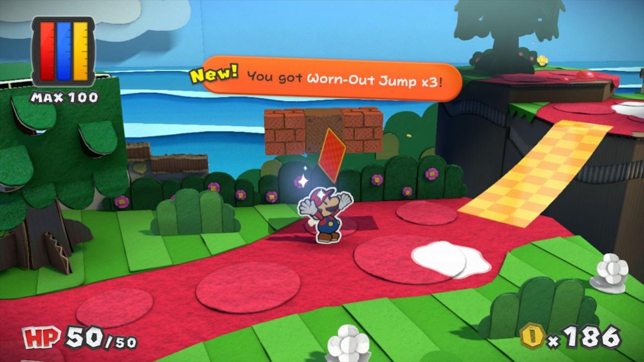 Скриншот игры Paper Mario: Color Splash для Wii