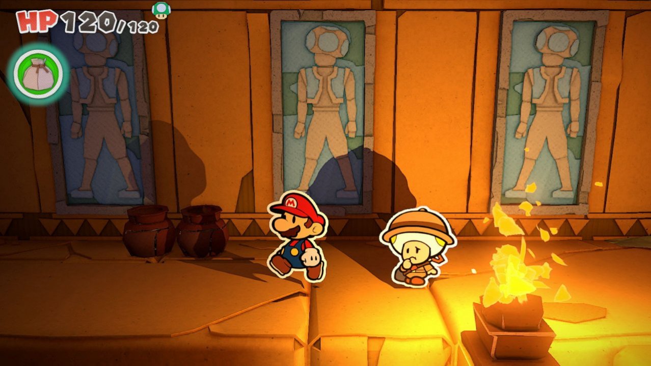 Скриншот игры Paper Mario: The Origami King для Switch