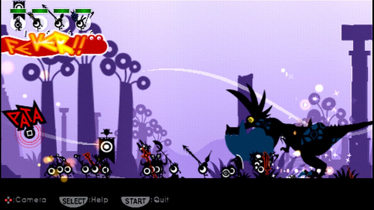 Скриншот игры Patapon для Psp