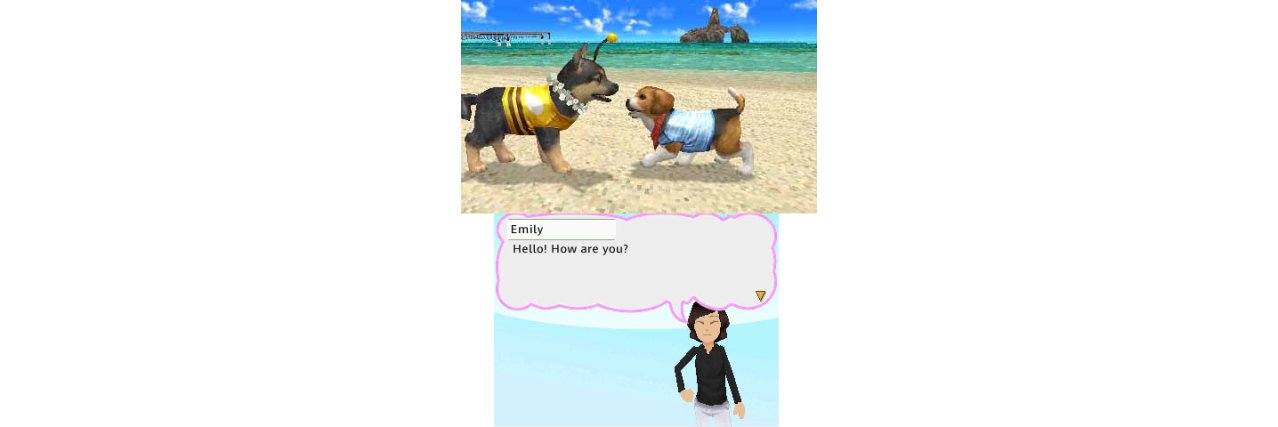 Скриншот игры Petz Beach для 3ds