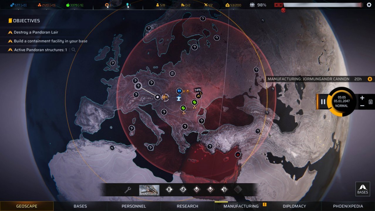 Скриншот игры Phoenix Point Behemoth Edition для Xboxone