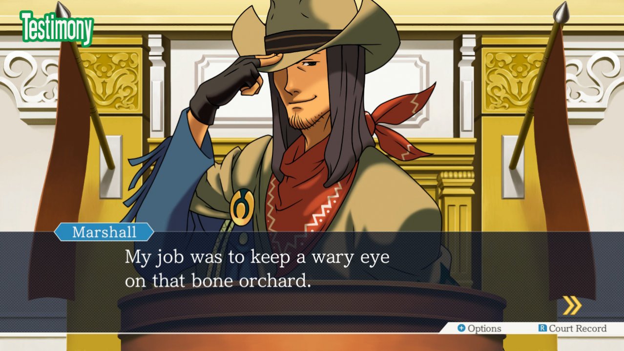 Скриншот игры Phoenix Wright: Ace Attorney Trilogy для Switch