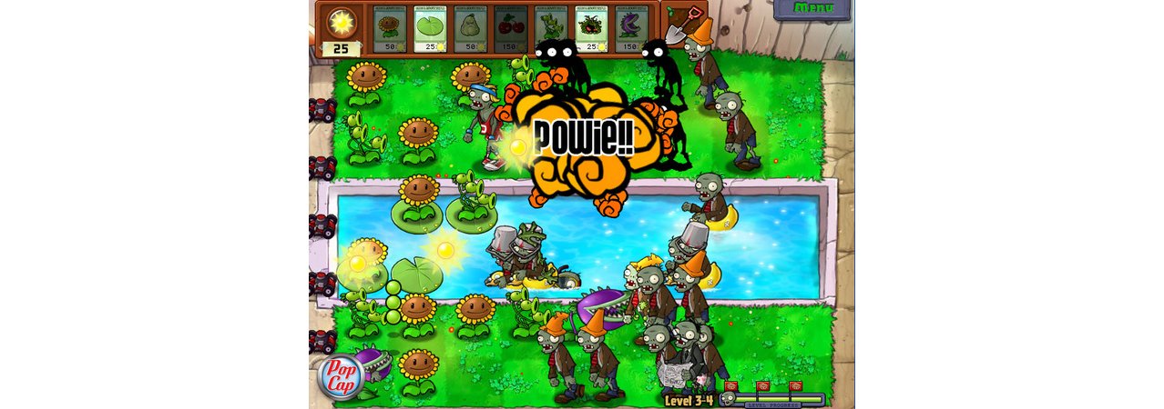 Скриншот игры Plants vs Zombies для Pc