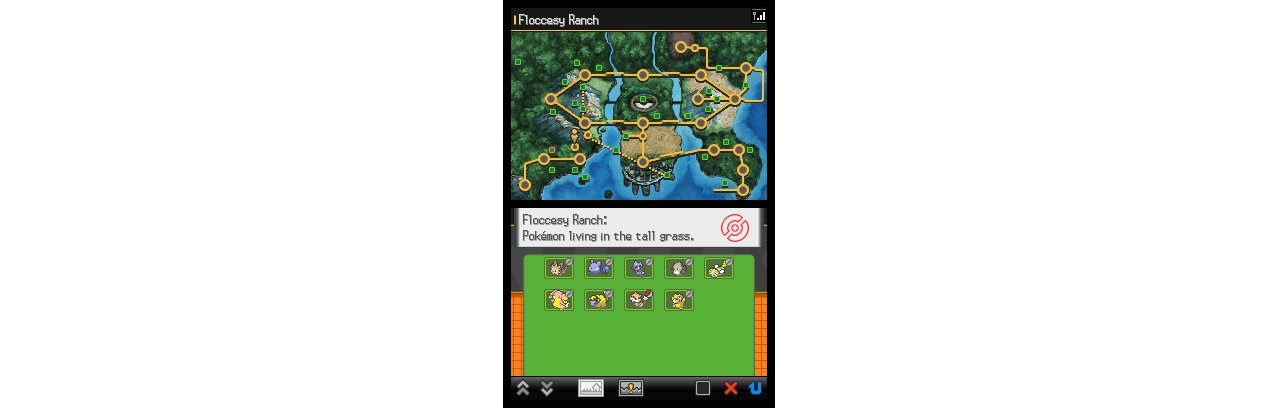 Скриншот игры Pokemon Black Version 2 для 3ds