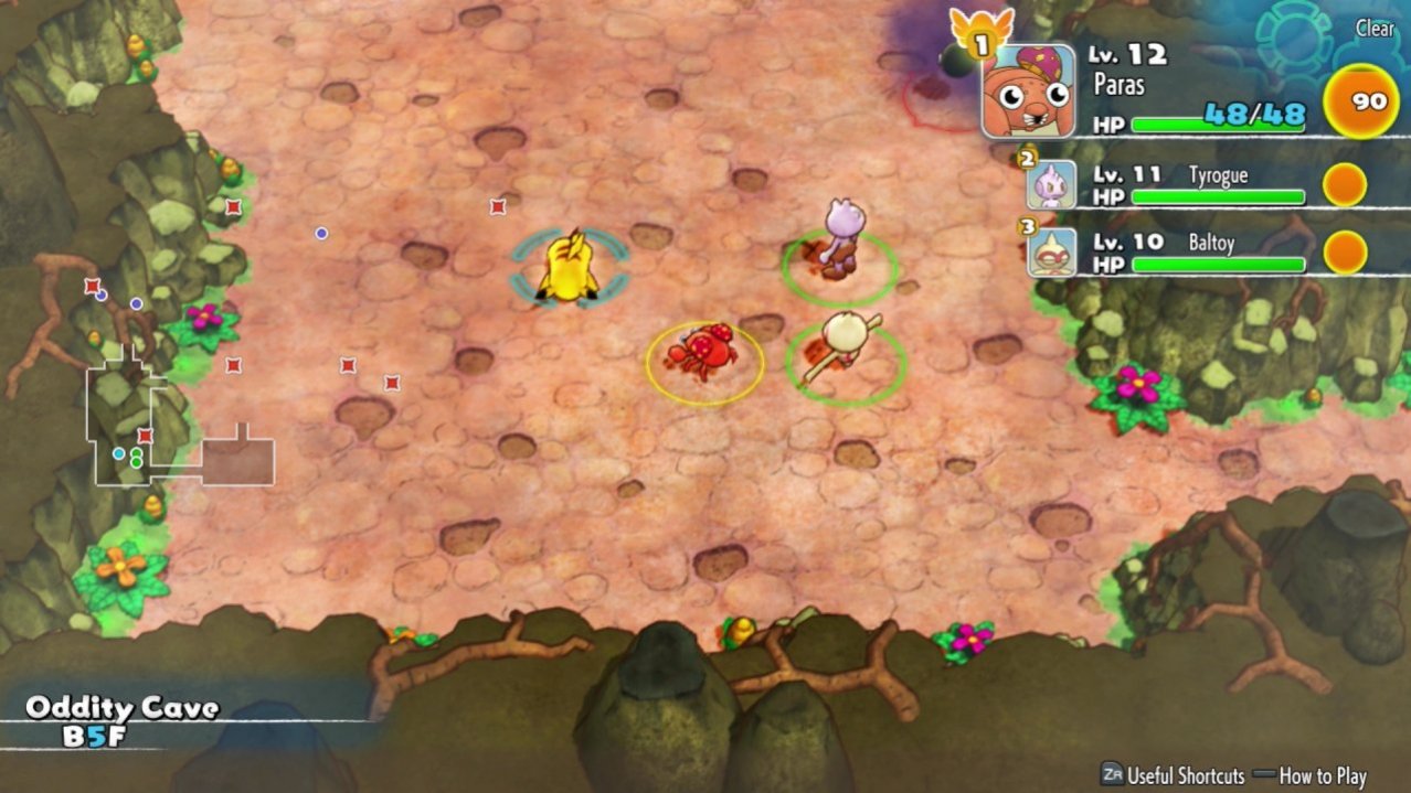 Скриншот игры Pokemon Mystery Dungeon: Rescue Team DX (Б/У) для Switch