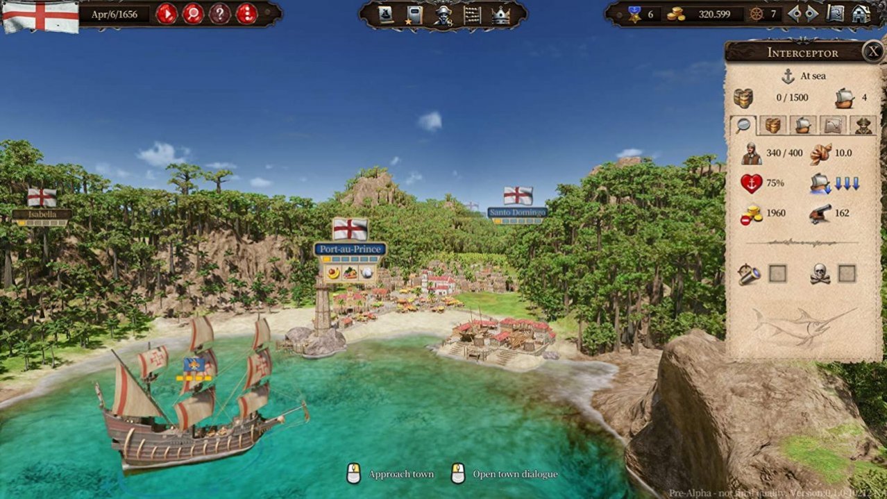 Скриншот игры Port Royale 4 для Switch