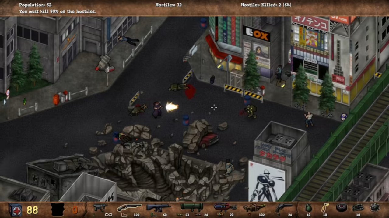 Скриншот игры Postal REDUX для Switch