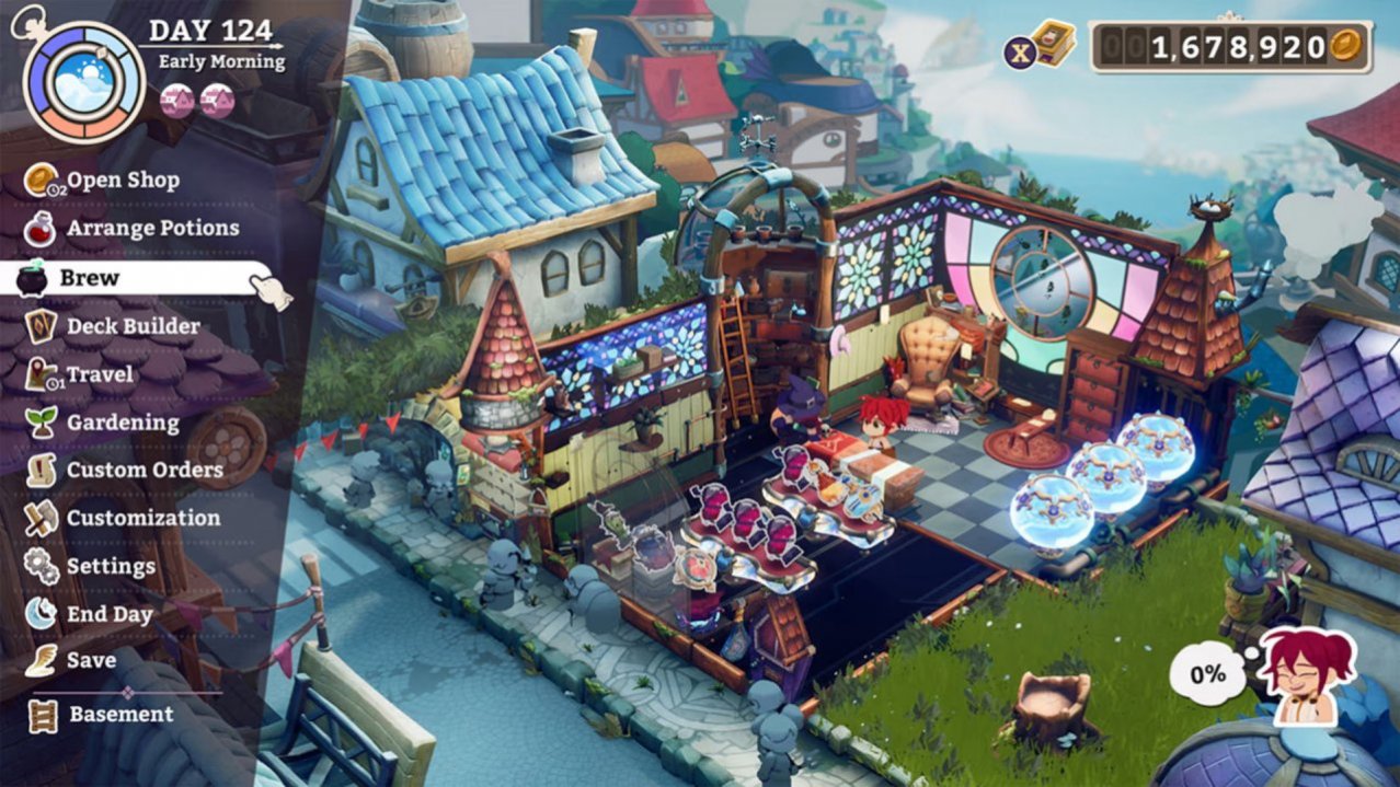 Скриншот игры Potionomics для Switch