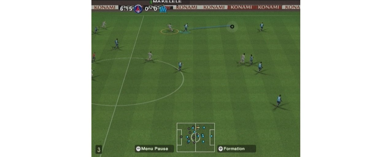 Скриншот игры Pro Evolution Soccer 2009 для Wii