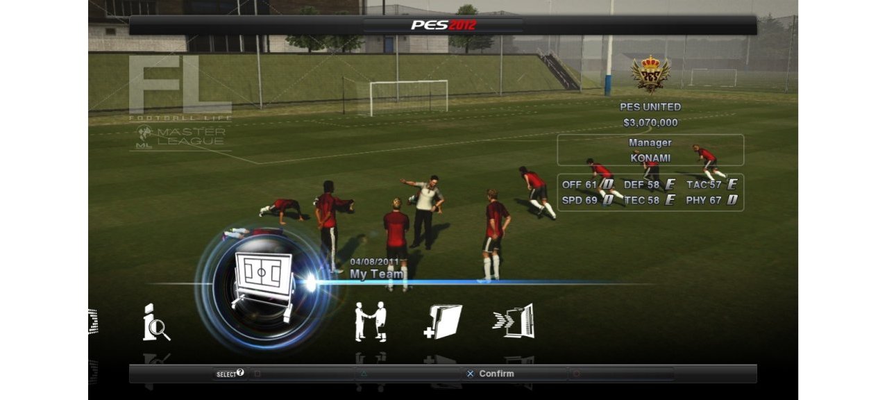 Скриншот игры Pro Evolution Soccer 2012 для PC