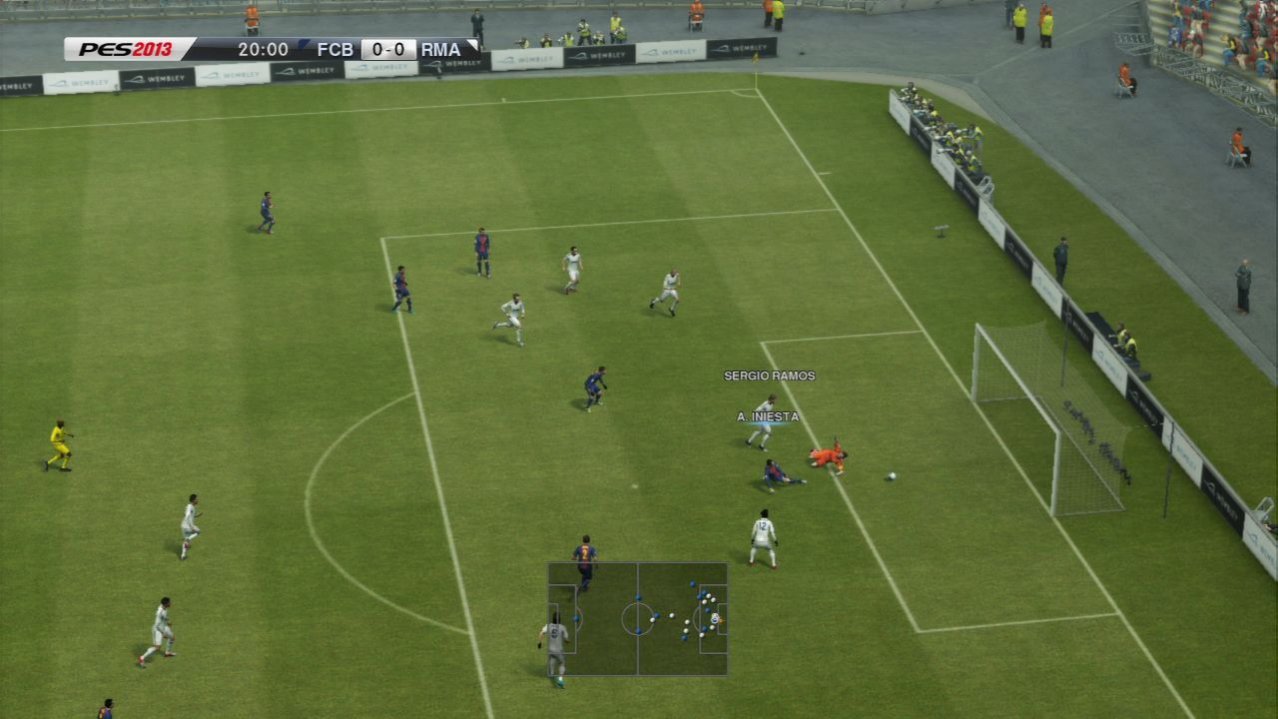 Скриншот игры Pro Evolution Soccer 2013 (Б/У) для 3DS