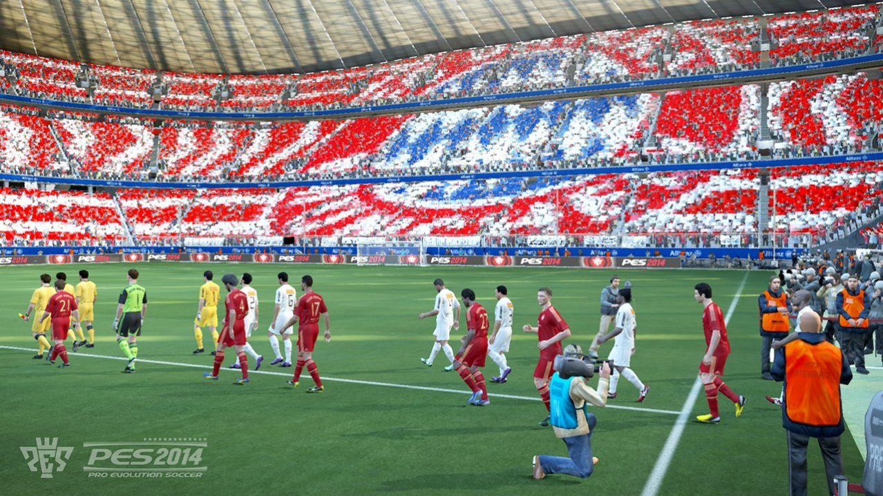 Скриншот игры Pro Evolution Soccer 2014 для Psp