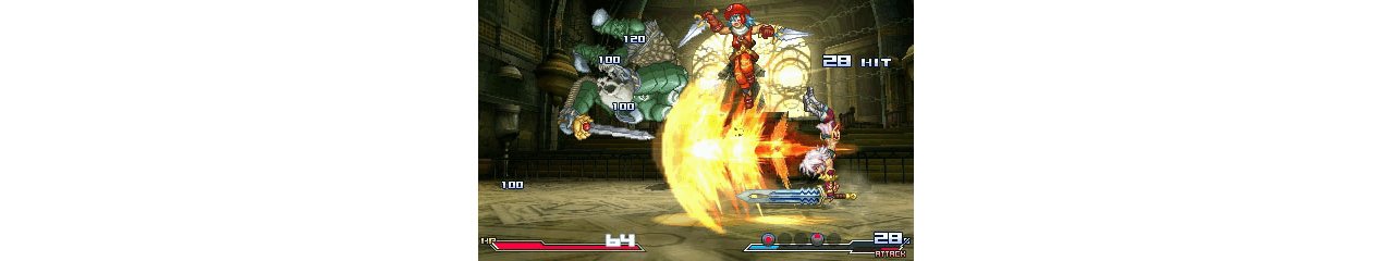 Скриншот игры Project X Zone для 3ds