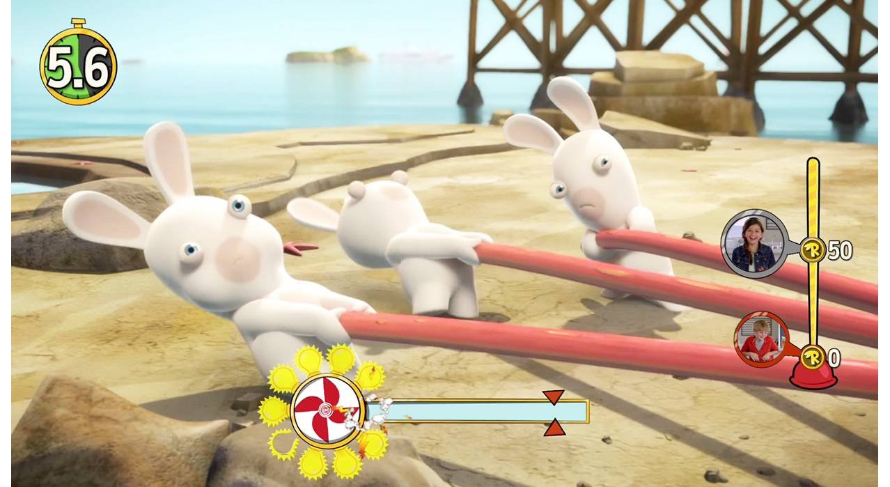 Скриншот игры Rabbids Invasion (англ. версия) для Ps4
