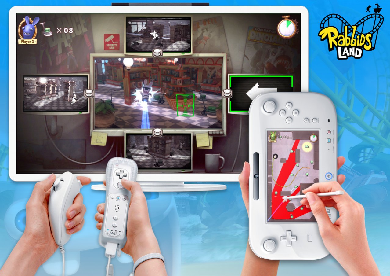 Скриншот игры Rabbids Land для Wii