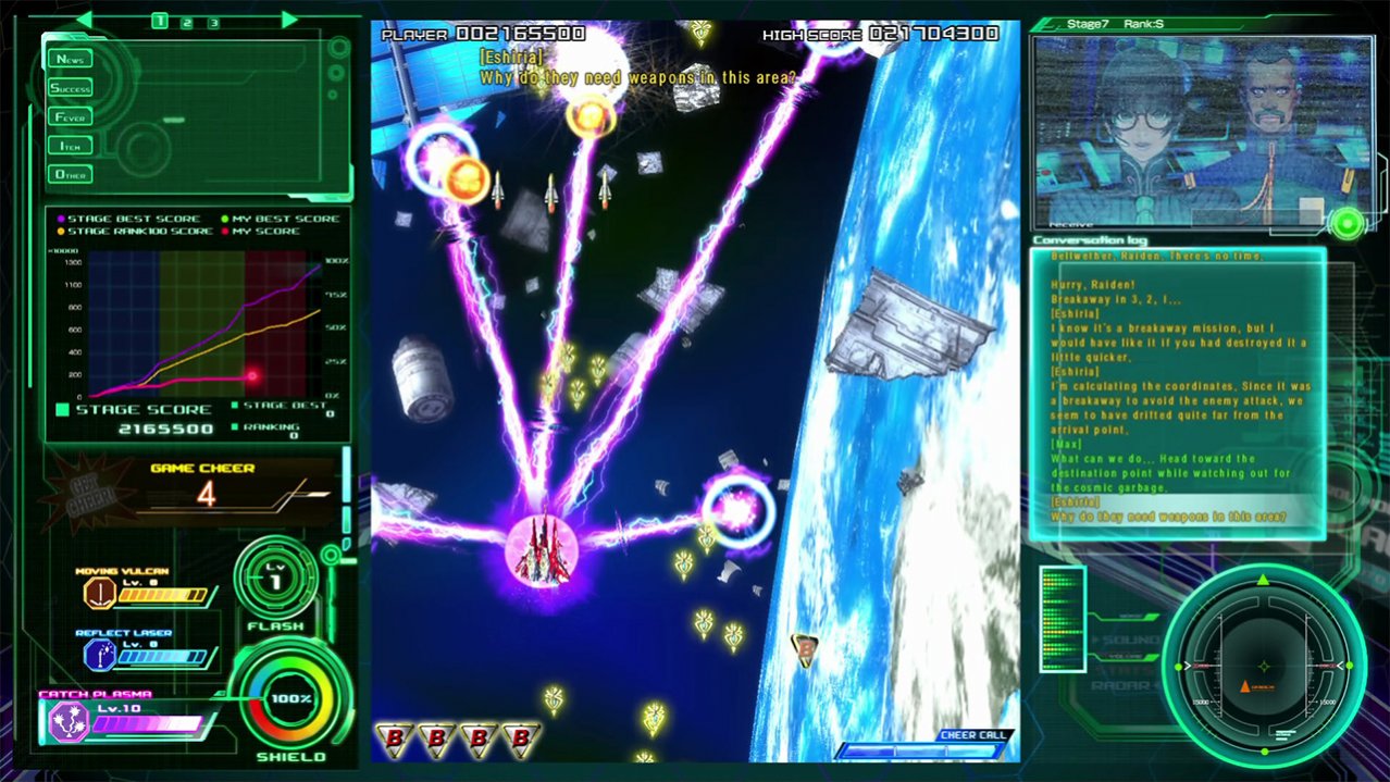 Скриншот игры Raiden V (Б/У) для Switch
