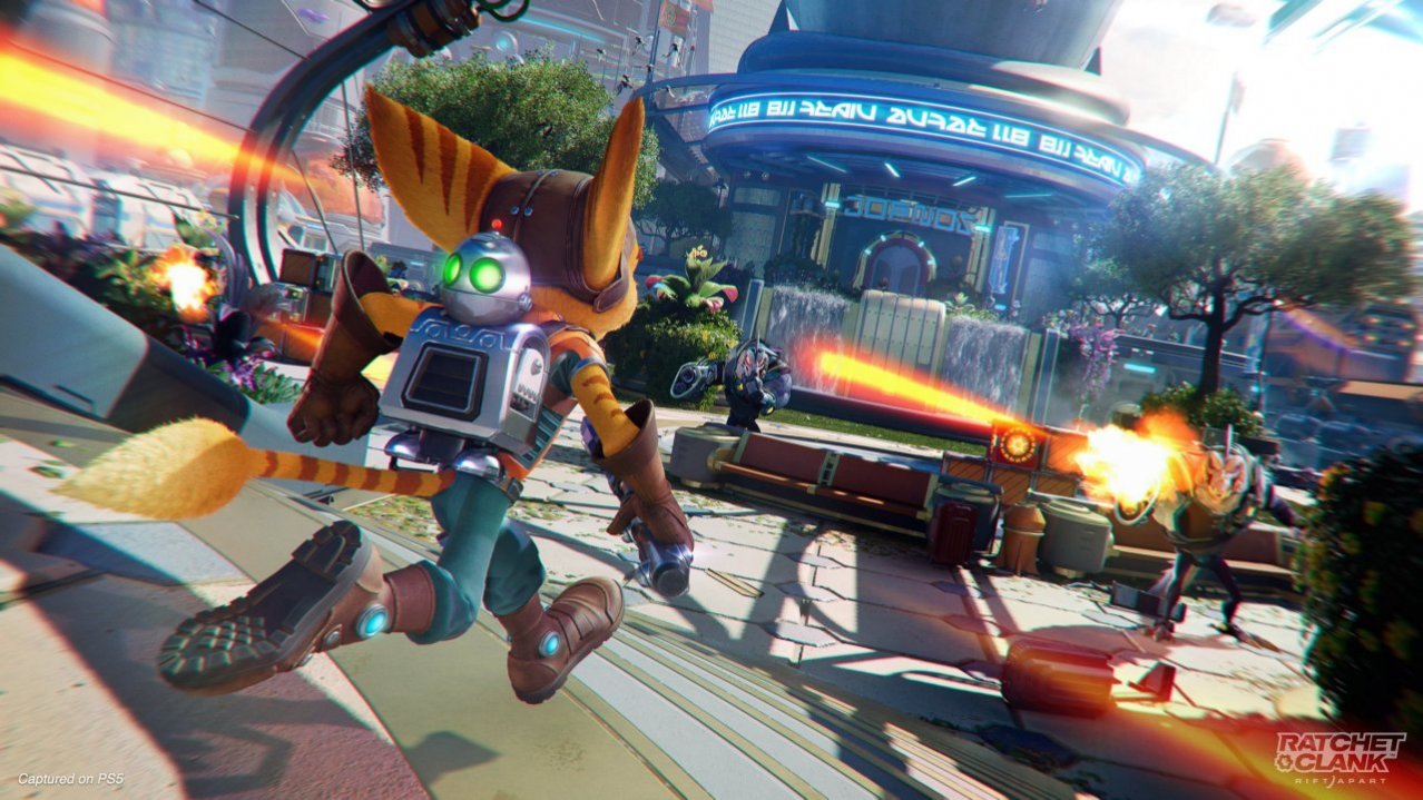 Скриншот игры Ratchet & Clank: Сквозь Миры для PS5