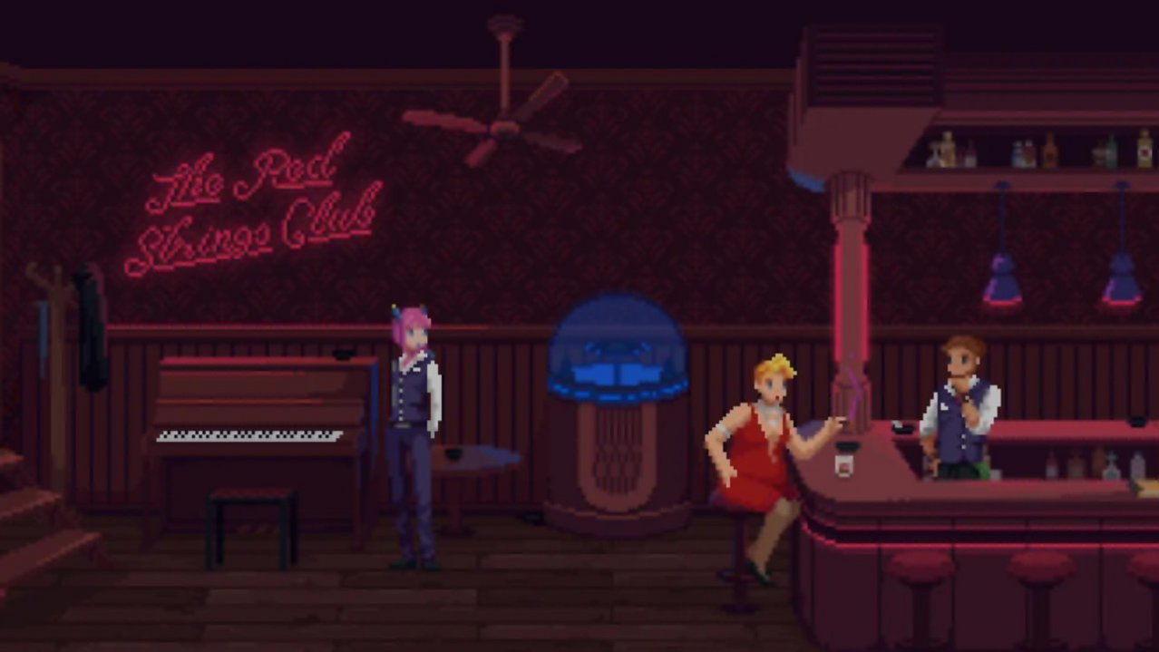 Скриншот игры Red Strings Club (Special Reserve) для Switch