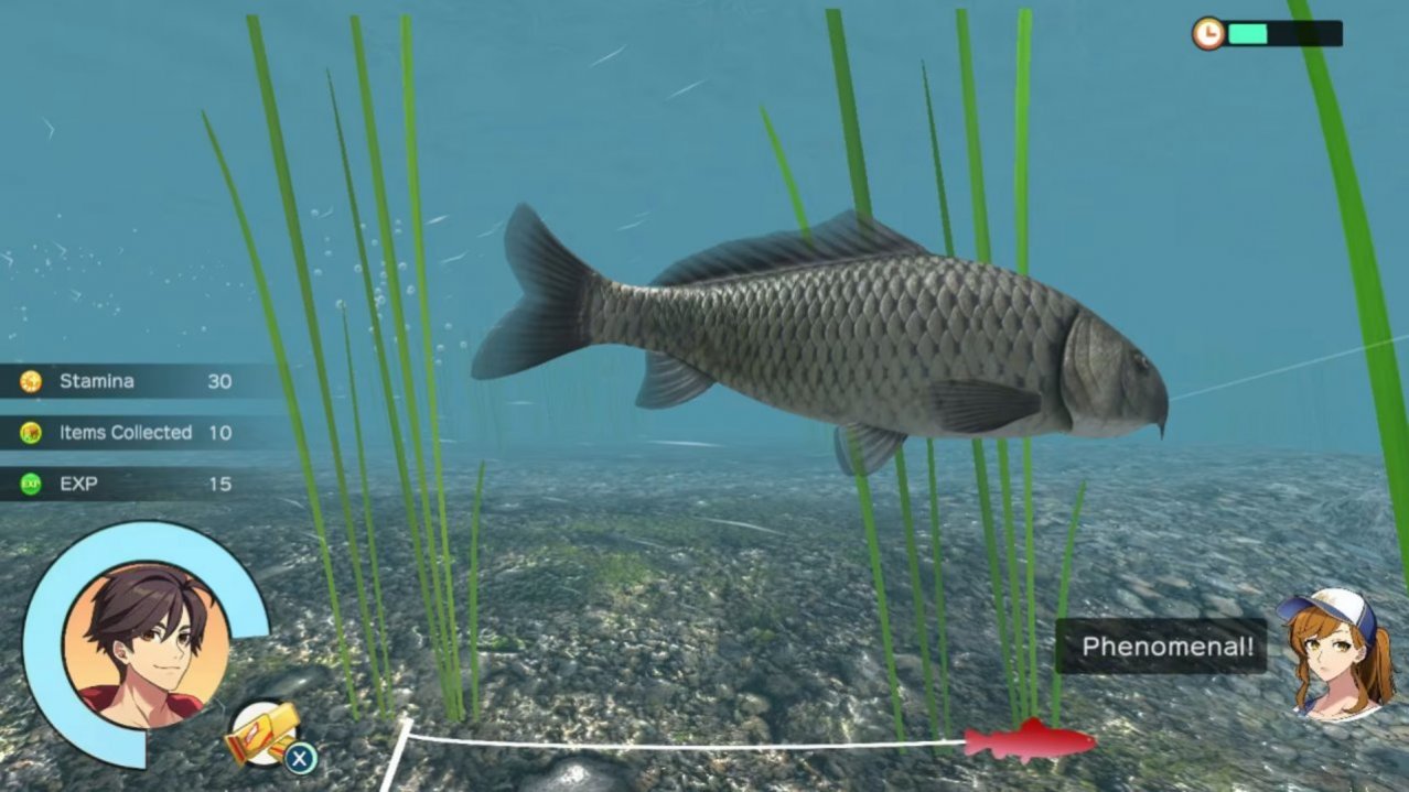 Скриншот игры Reel Fishing: Days of Summer (US) для Switch