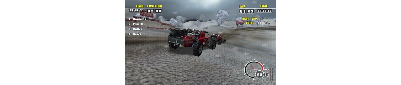 Скриншот игры Ridge Racer + ATV Offroad Fury Pro для Psp