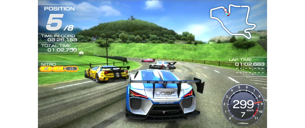 Скриншот игры Ridge Racer (Б/У) (без коробки) для PSVita