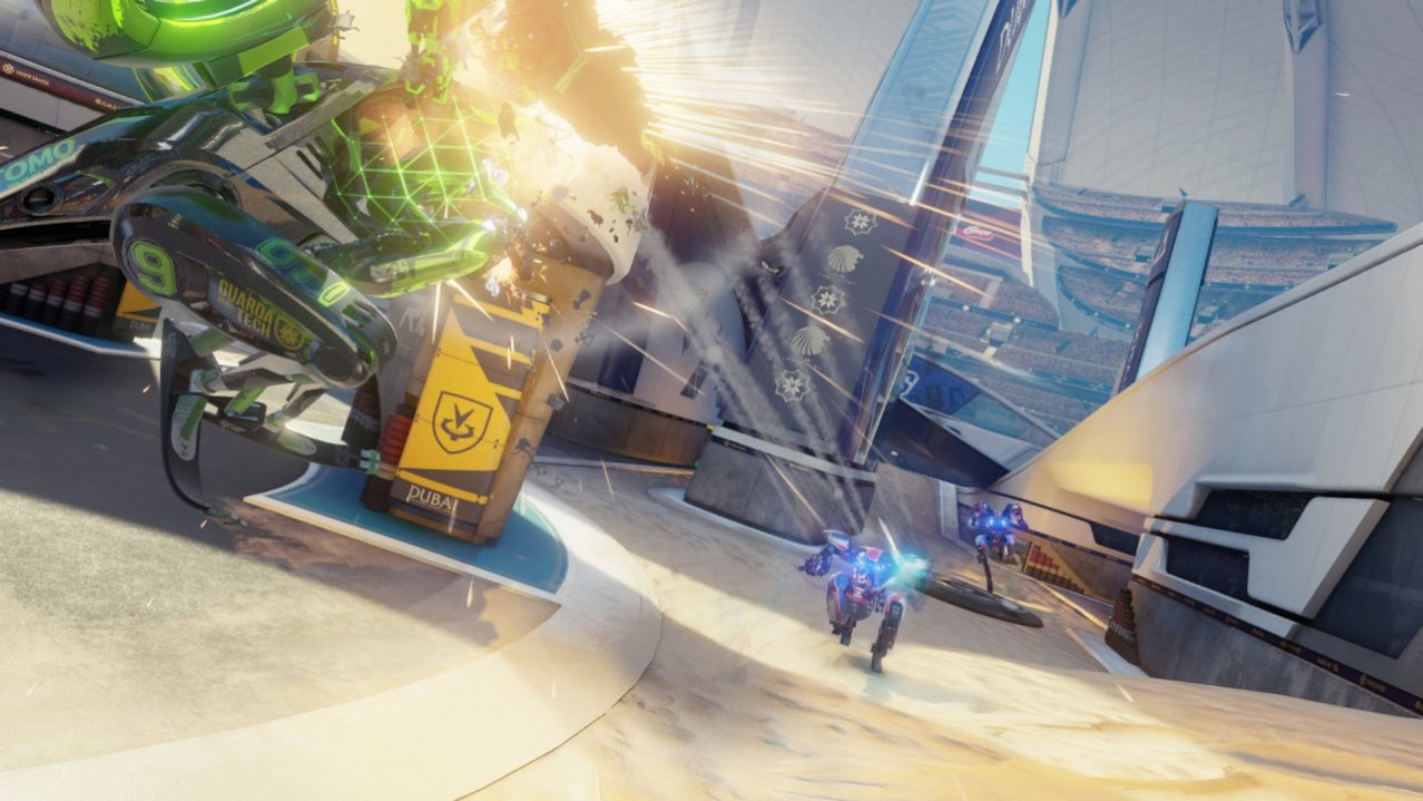 Скриншот игры RIGS Mechanized Combat League для Ps4