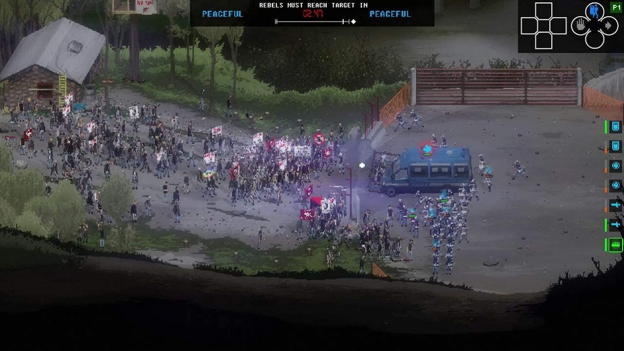 Скриншот игры RIOT: Civil Unrest для Switch