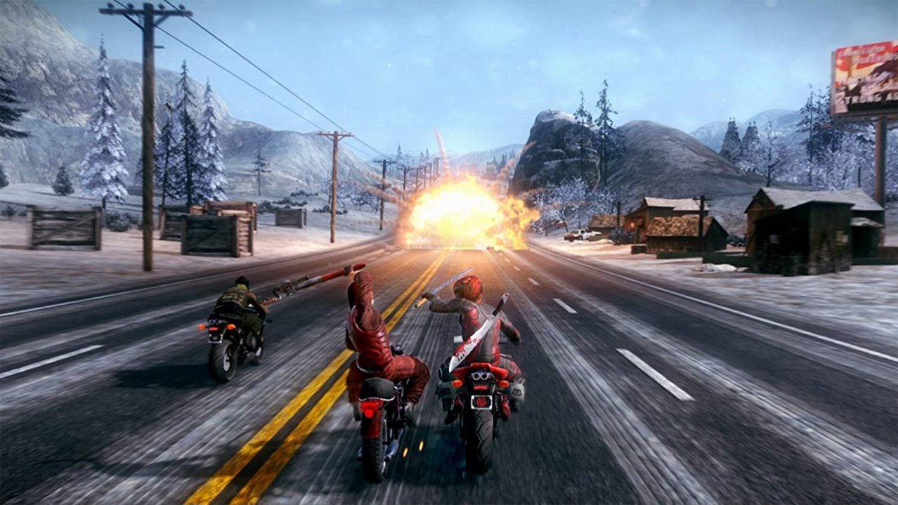 Скриншот игры Road Redemption для Switch