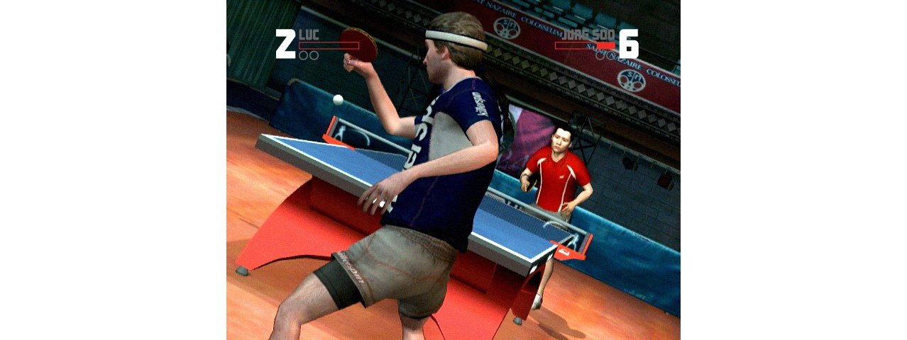 Скриншот игры Rockstar Table Tennis для Wii