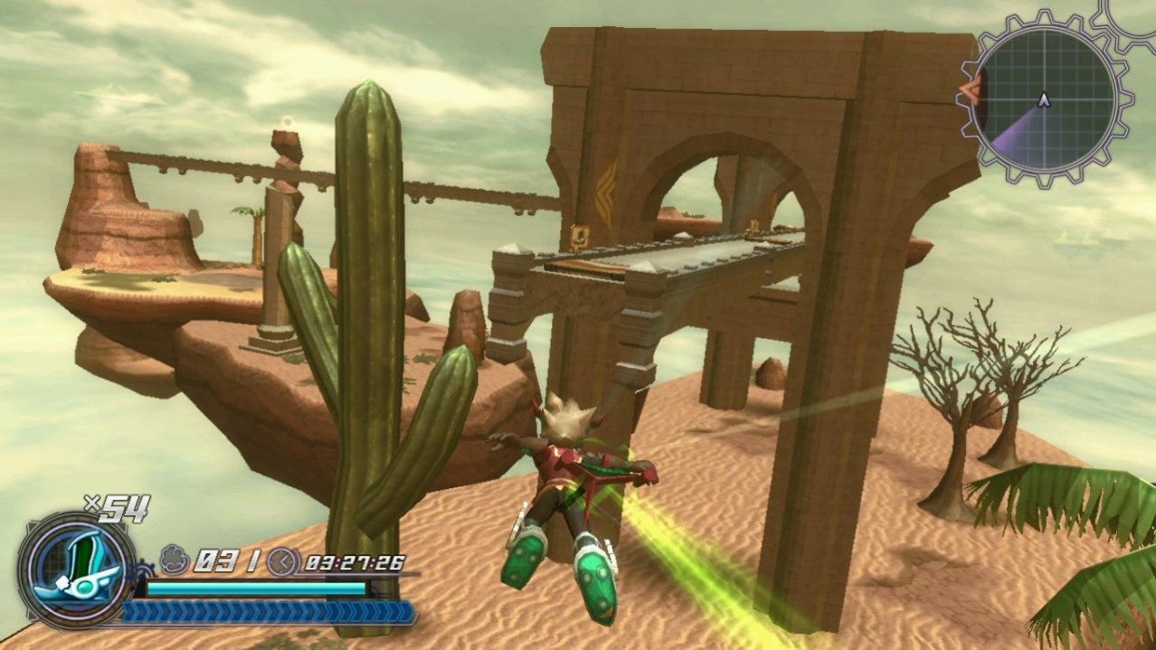 Скриншот игры Rodea: The Sky Soldier для Wii