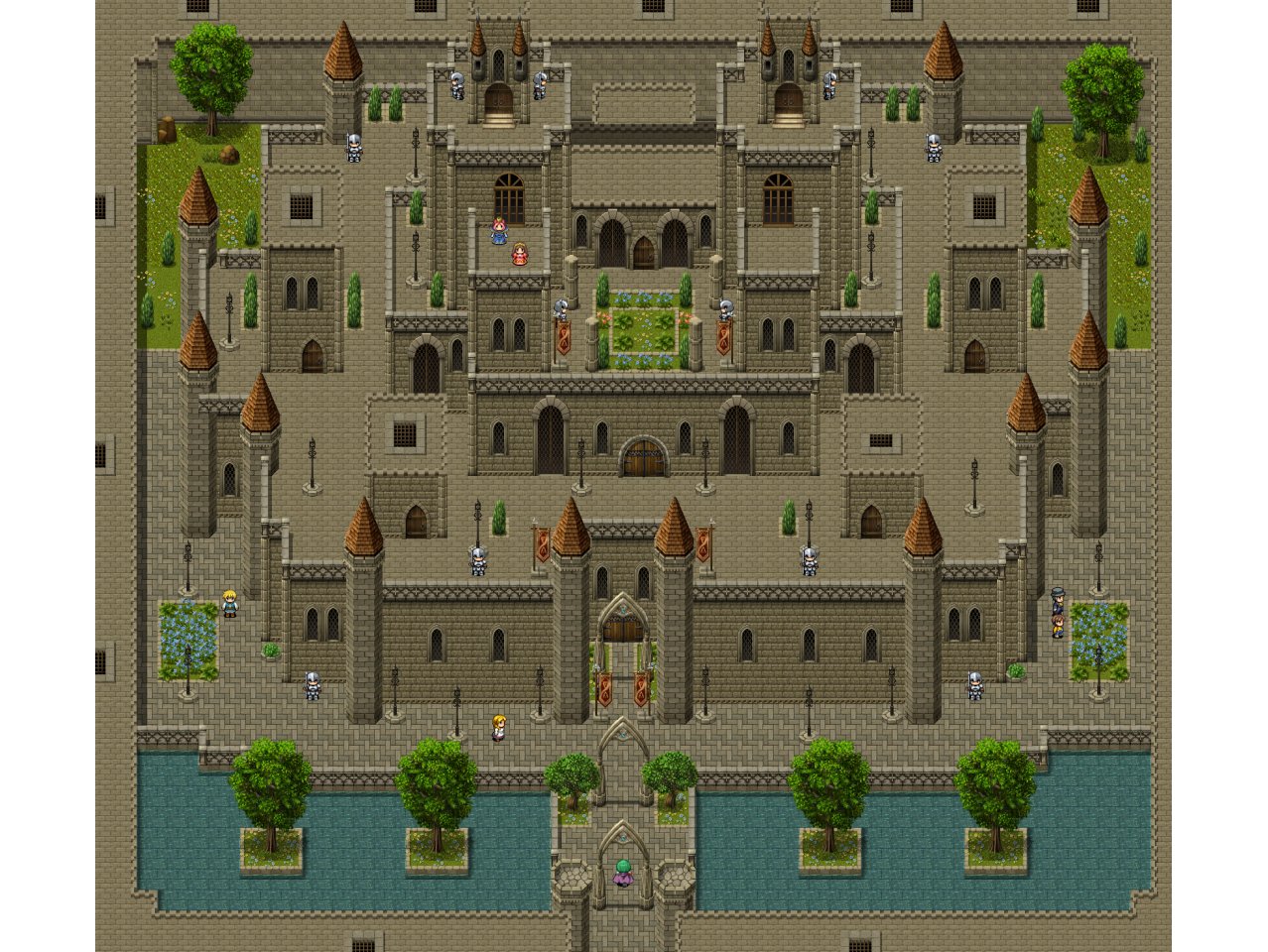 Карты замок игра. RPG maker. RPG maker замок. Замок тайлсет. Тайлсет средневековья.