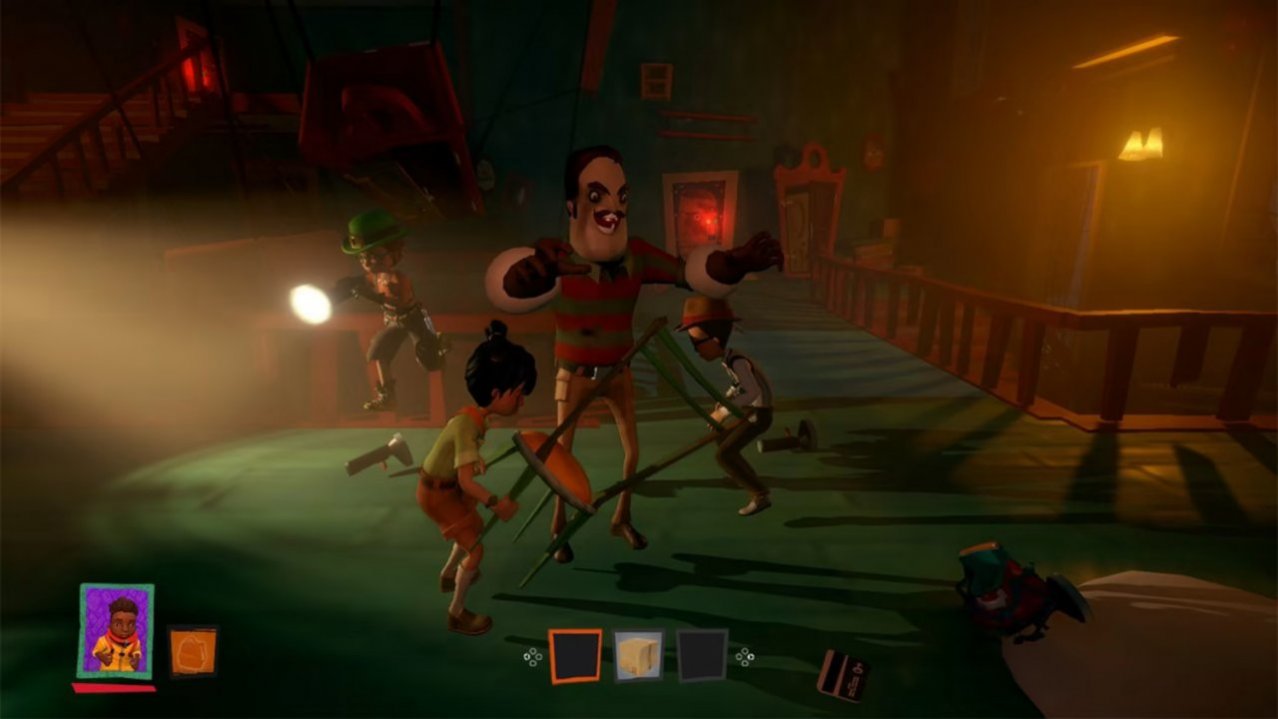 Скриншот игры Secret Neighbor + Hello Engineer для Switch