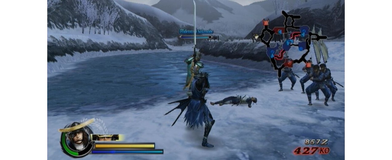 Скриншот игры Sengoku Basara: Samurai Heroes для Wii