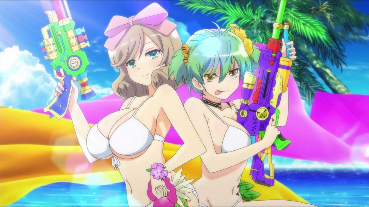 Скриншот игры Senran Kagura: Peach Beach Splash No Shirt, No Shoes, All Service Edition для Ps4