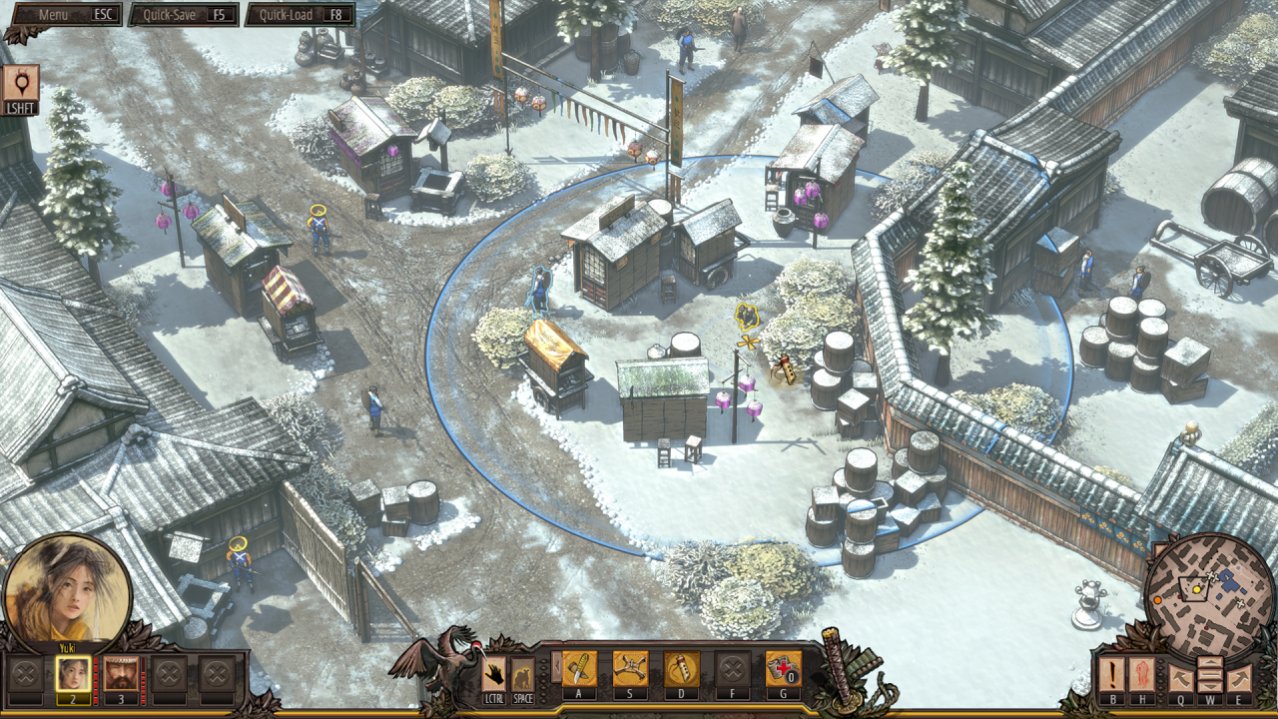 Скриншот игры Shadow Tactics: Blades of the Shogun (Б/У) для Ps4